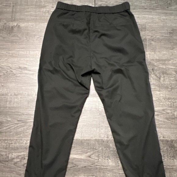 COS Mens Olive twill tapered elastic waist trousers 33R - Picture 2 of 7